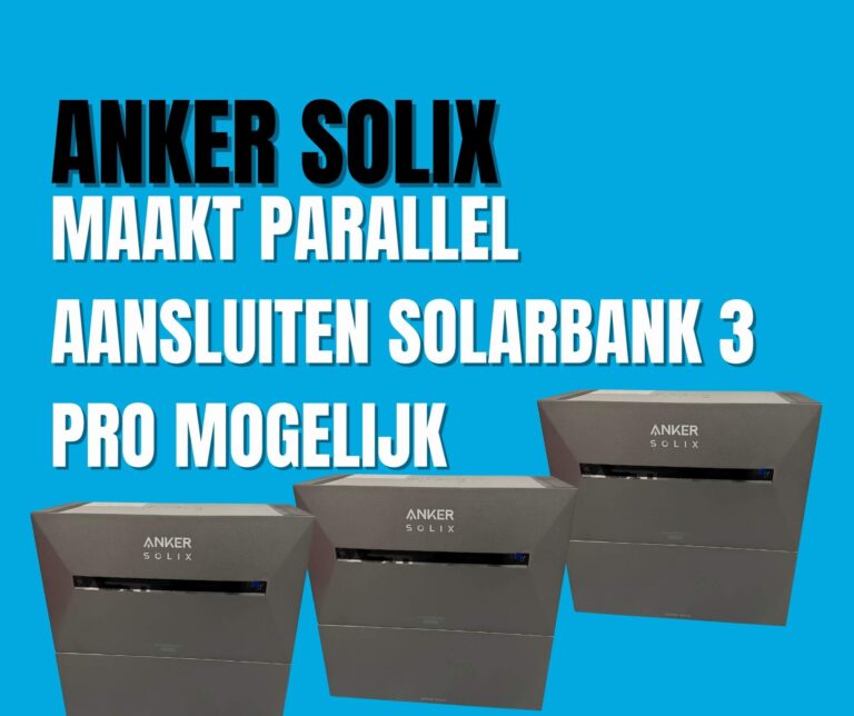 Anker SOLIX Parallel aansluiten
