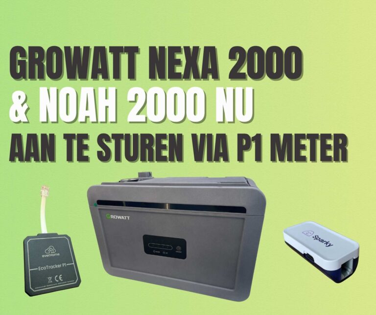 GroWatt thuisbatterij aansturen via P1 Meter