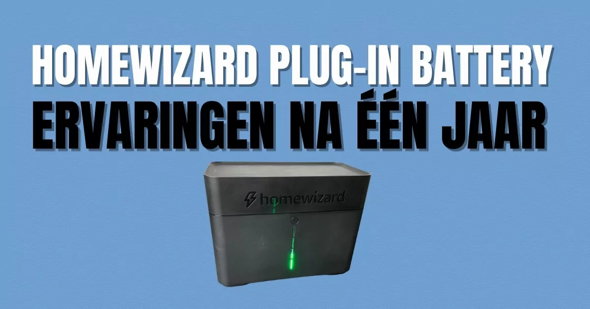 HomeWizard Plug-in Battery na één jaar ervaring