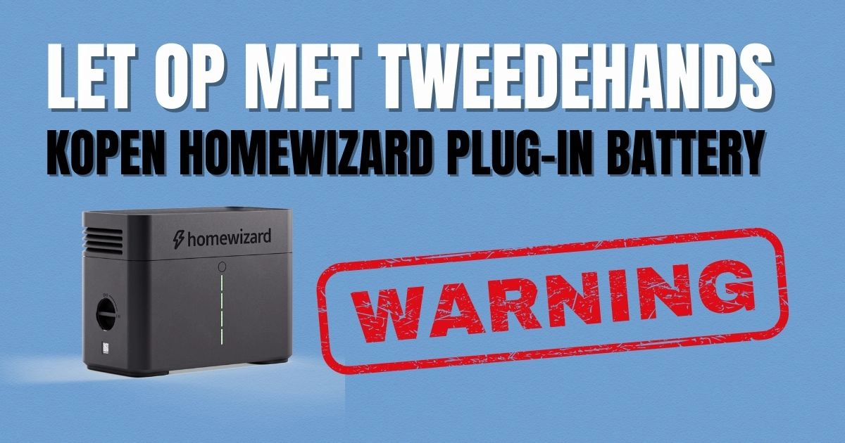 HomeWizard Plug-in Battery gestolen waarschuwing