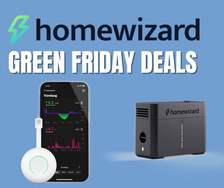 HomeWizard Plug-in Battery met 200 euro korting tijdens Green Friday