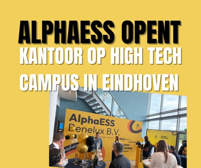 AlphaESS opent kantoor op High Tech Campus in Eindhoven