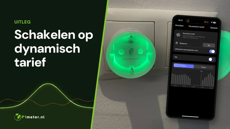 HomeWizard Energy Socket met de taak Dynamisch tarief in de HomeWizard-app