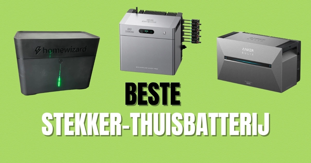 Beste Stekker-thuisbatterij