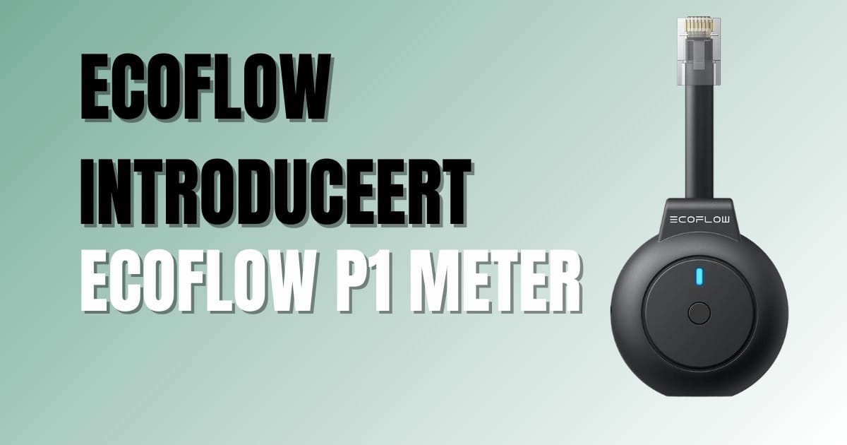 EcoFlow P1 Meter introductie
