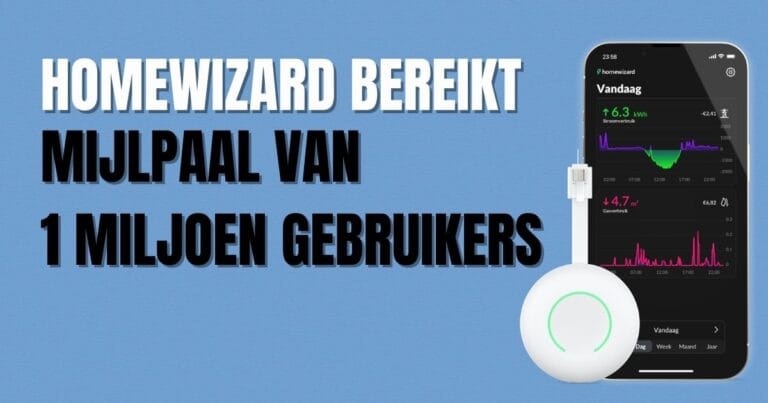 HomeWizard bereikt mijlpaal van 1 miljoen gebruikers