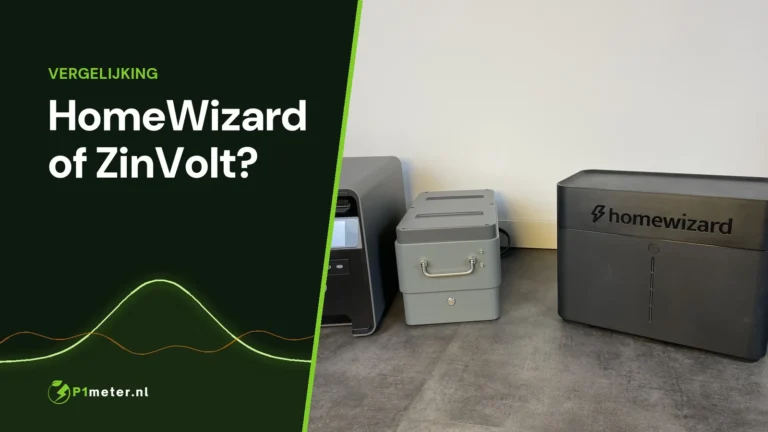 ZinVolt thuisbatterij naast de HomeWizard Plug-In Battery