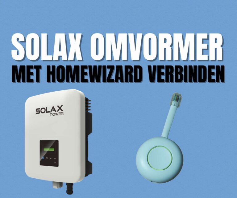 HomeWizard met Solax omvormer verbinden