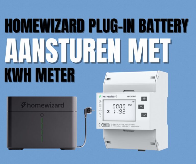 HomeWizard Plug-in Battery aansturen met kWh meter