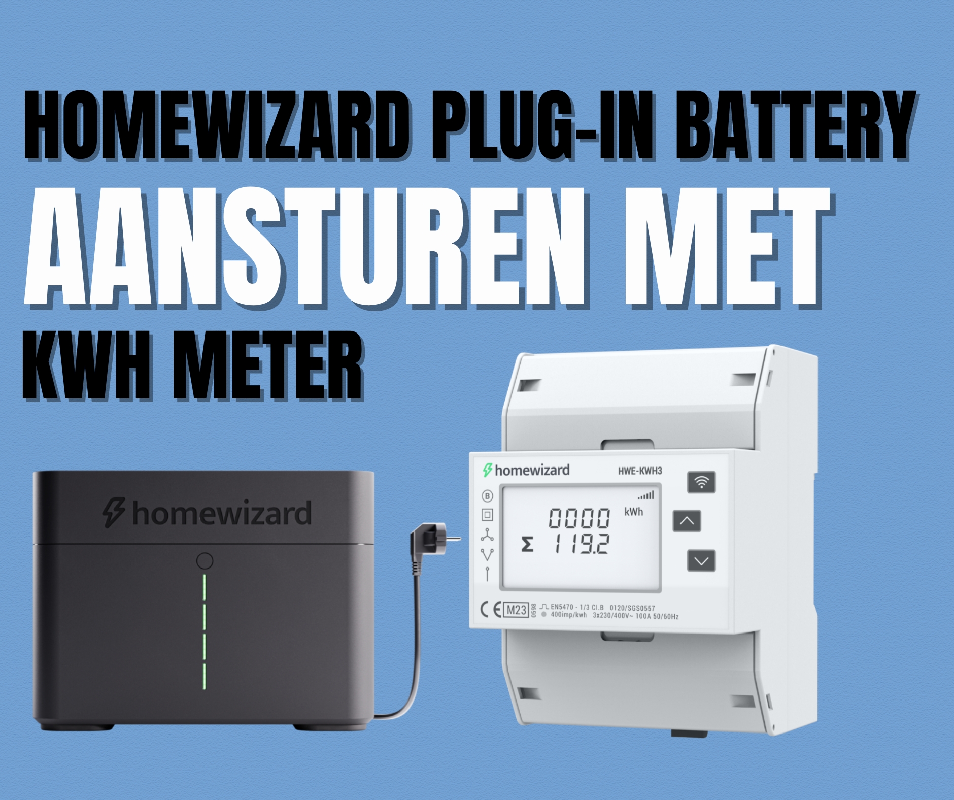 HomeWizard Plug-in Battery aansturen met kWh meter