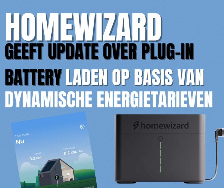 HomeWizard thuisbatterij laden op basis van dynamische tarieven