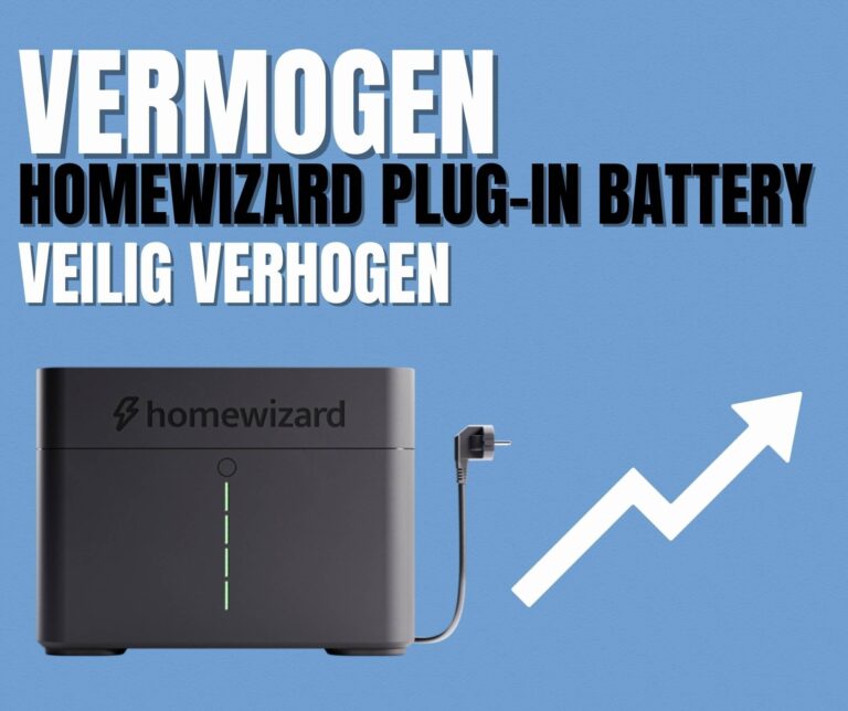 HomeWizard thuisbatterij vermogen verhogen