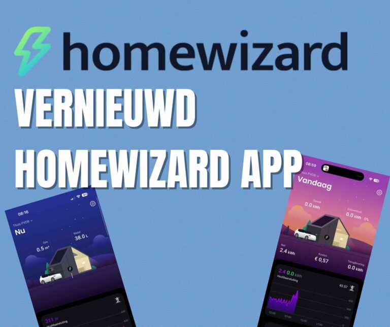 Homewizard vernieuwd Homewizard app