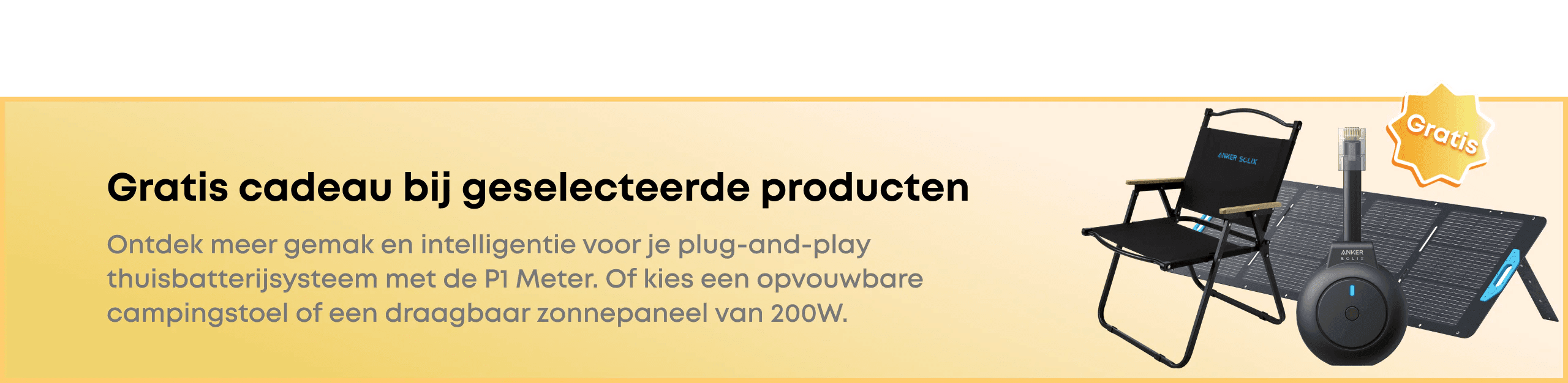 Anker SOLIX gratis cadeau tijdens Black Friday