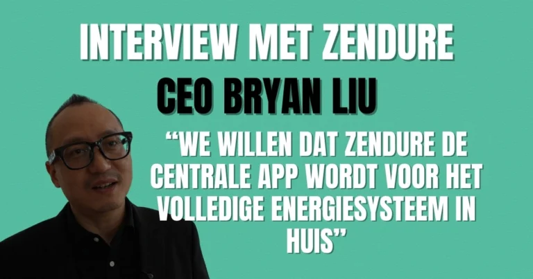 Interview met Zendure CEO Bryan Liu