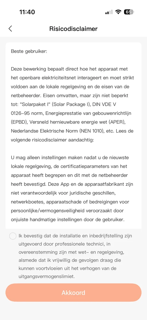 jackery app risicodisclaimer 2500 watt