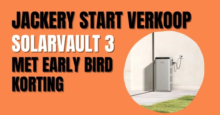 Jackery SolarVault 3 Aanbieding in de Pre-Sale