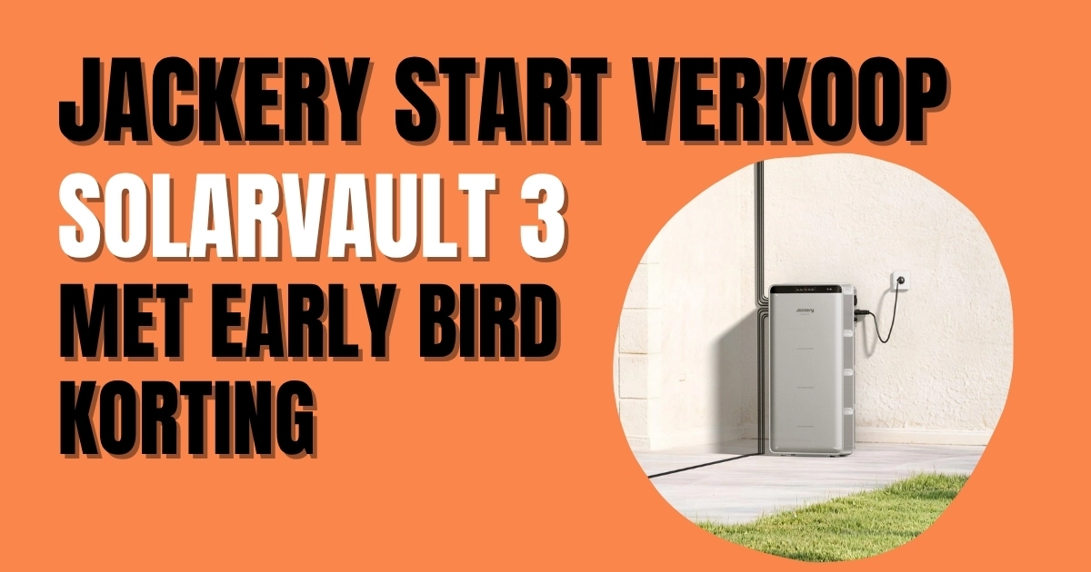 Jackery SolarVault 3 Aanbieding in de Pre-Sale