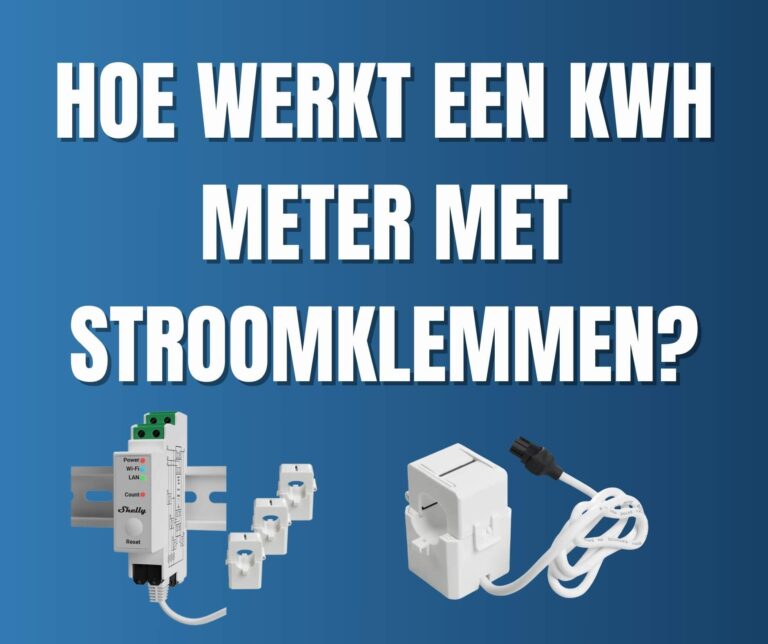 Hoe werkt een kWh meter met stroomklemmen?