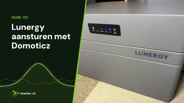 Lunergy Hub 2400 AC met statuslampjes