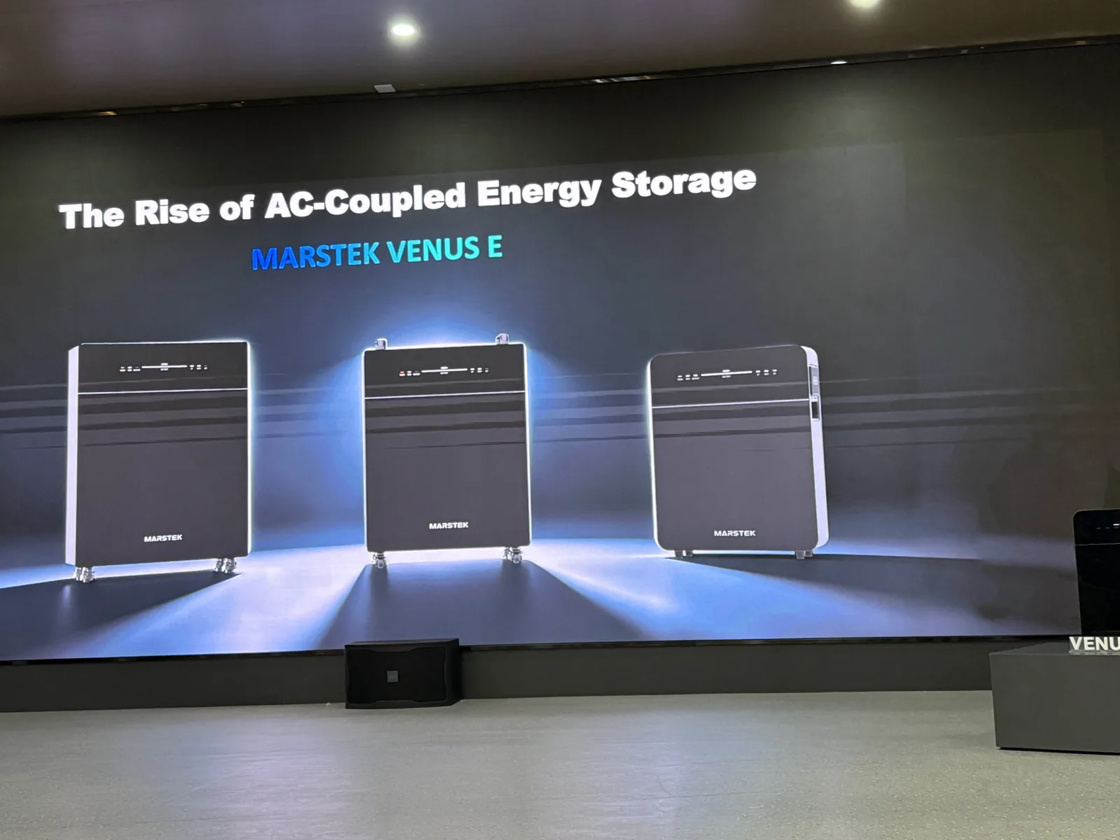 marstek venus e podium lancering