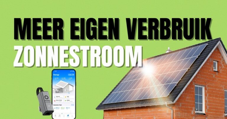 Meer eigen verbruik van je zonnestroom realiseren