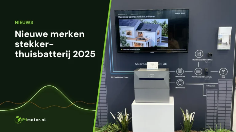 Stand met een stekker-thuisbatterij op Solar Solutions 2025