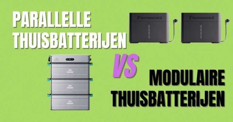 Modulaire of parallelle stekker-thuisbatterij?