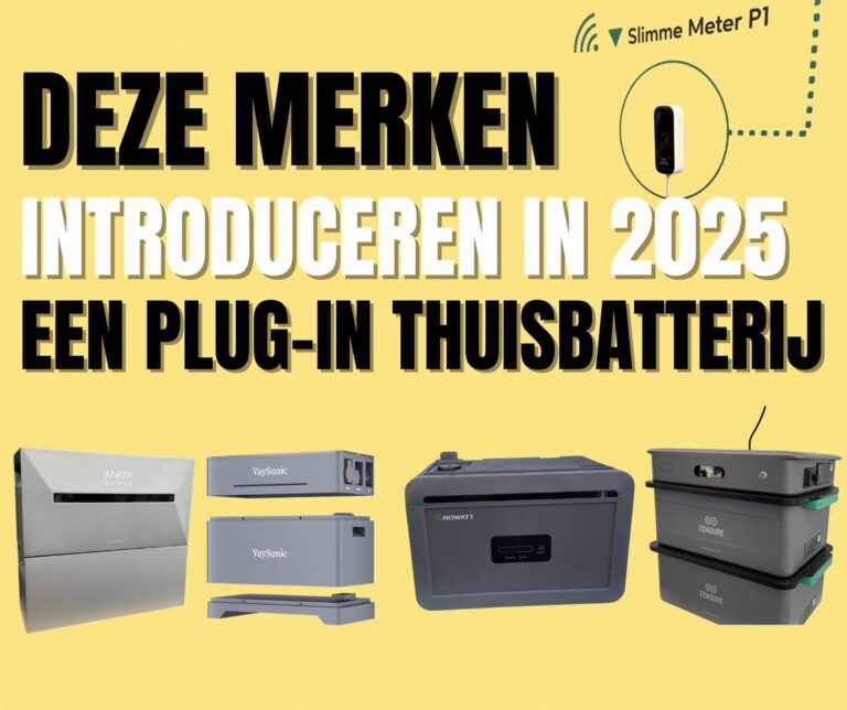 Nieuwe merken met een plug-in thuisbatterij in 2025