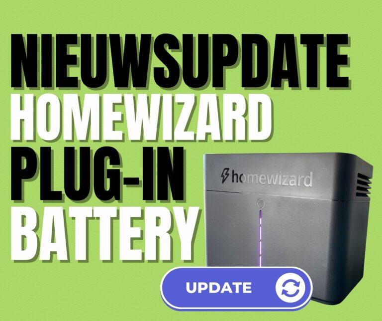 Nieuwsupdate HomeWizard Plug-in Battery