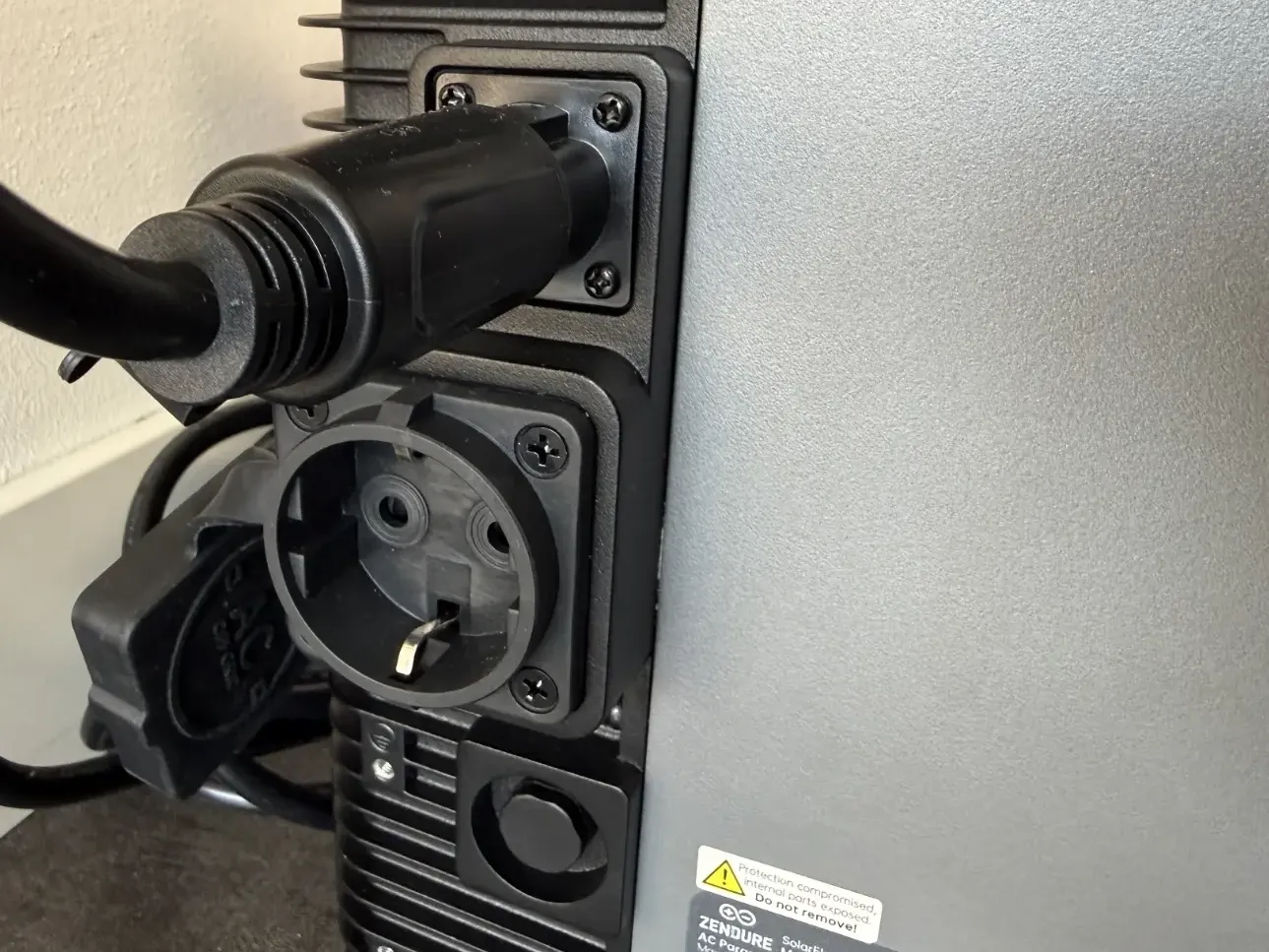 Off-grid stopcontact voor noodstroom