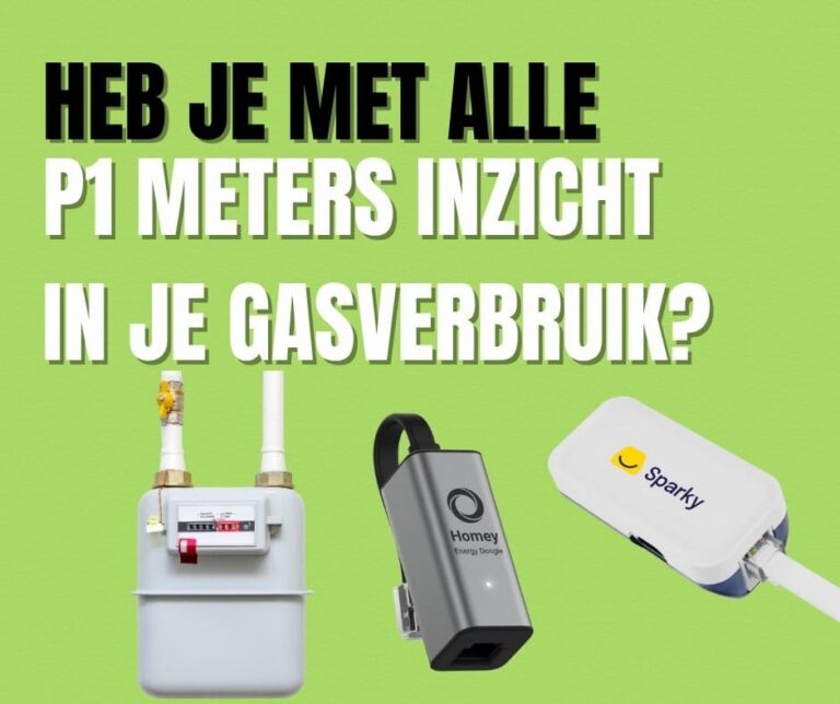 Gasverbruik meten met een P1 Meter