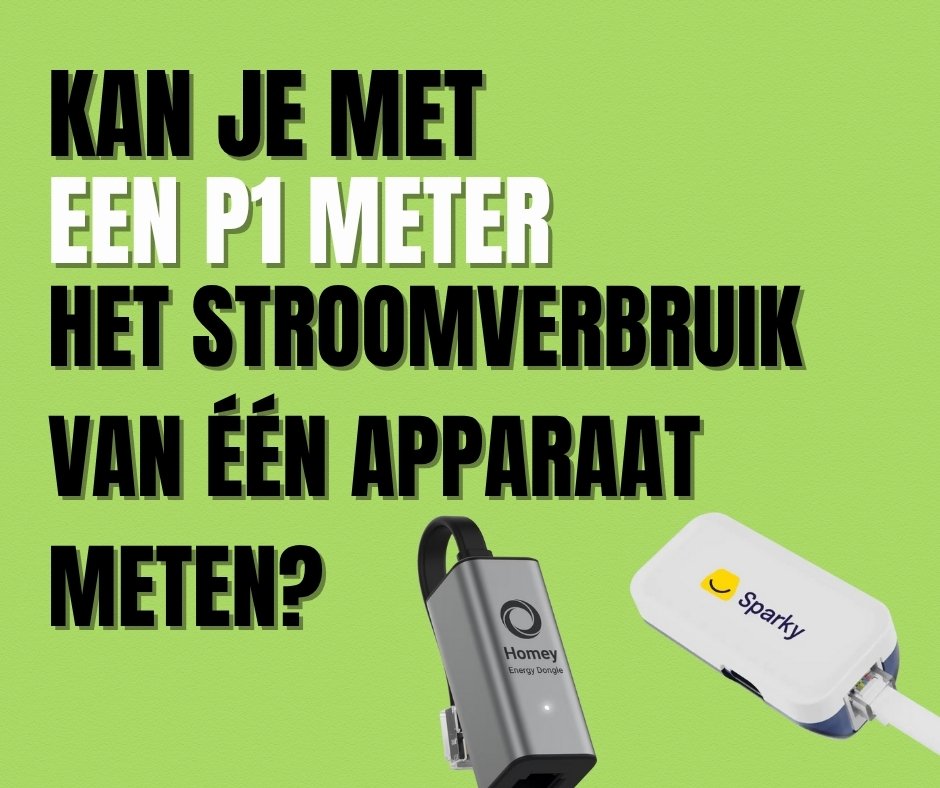 Stroomverbruik 1 apparaat meten