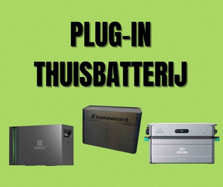 Plug-in thuisbatterij