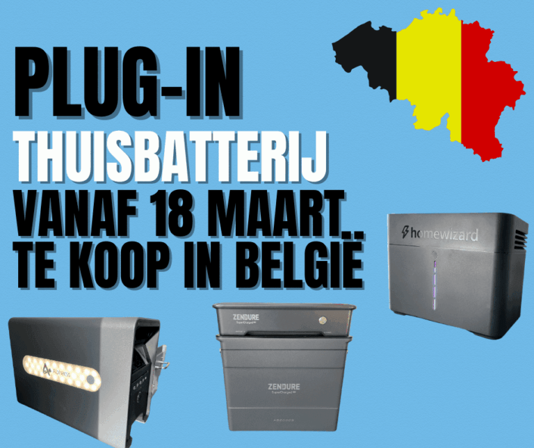 Plug-in thuisbatterij te koop in België