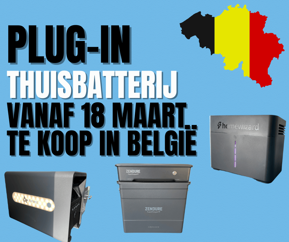 Plug-in thuisbatterij te koop in België