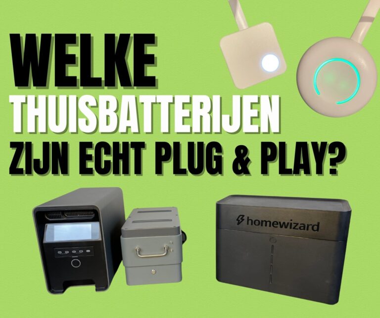 Plug&Play thuisbatterij
