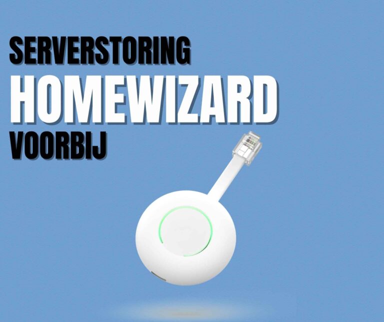 Serverstoring Homewizard voorbij