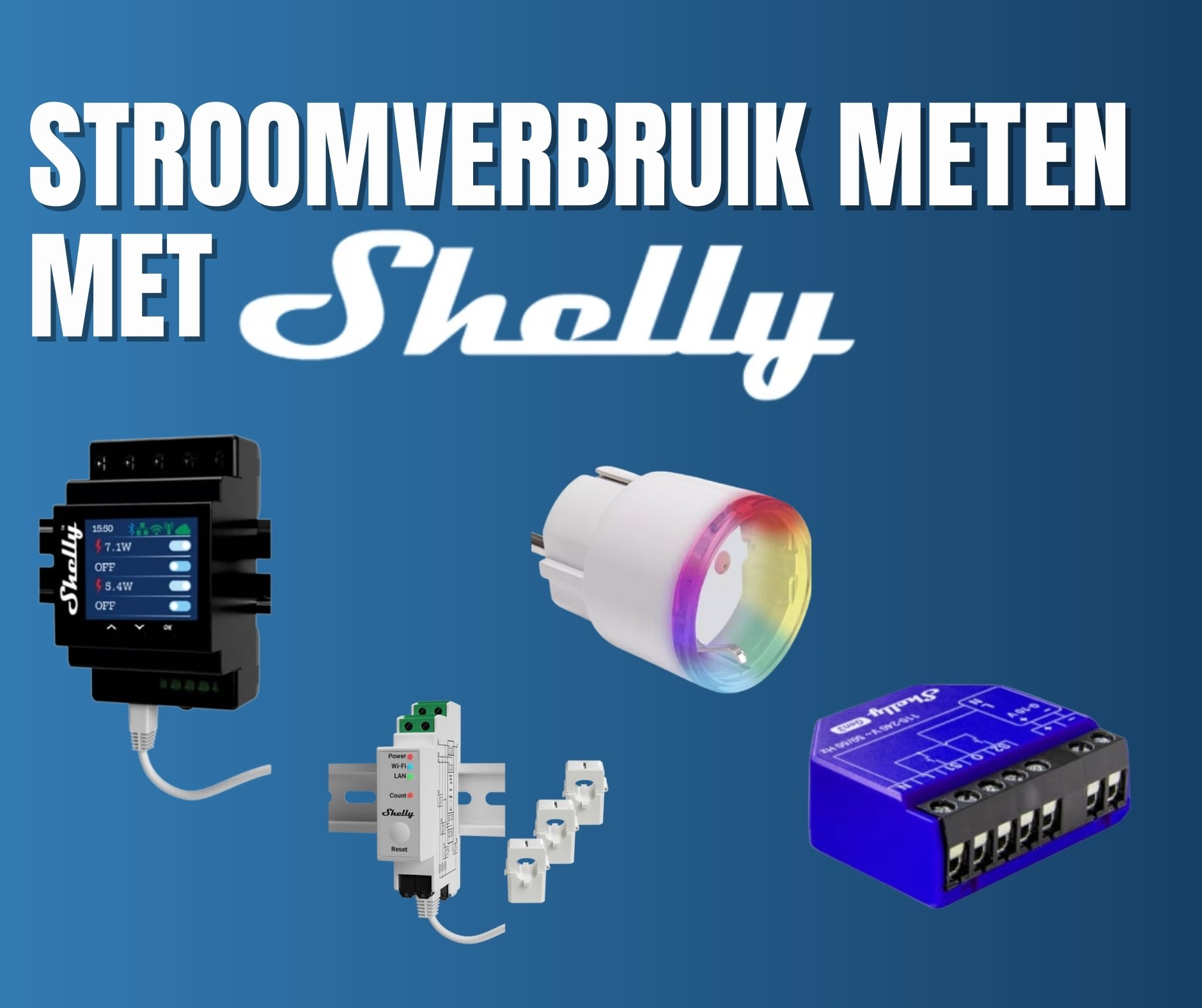 Stroomverbruik meten met Shelly