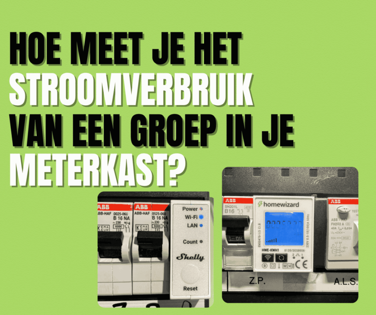 Stroomverbruik per groep meten