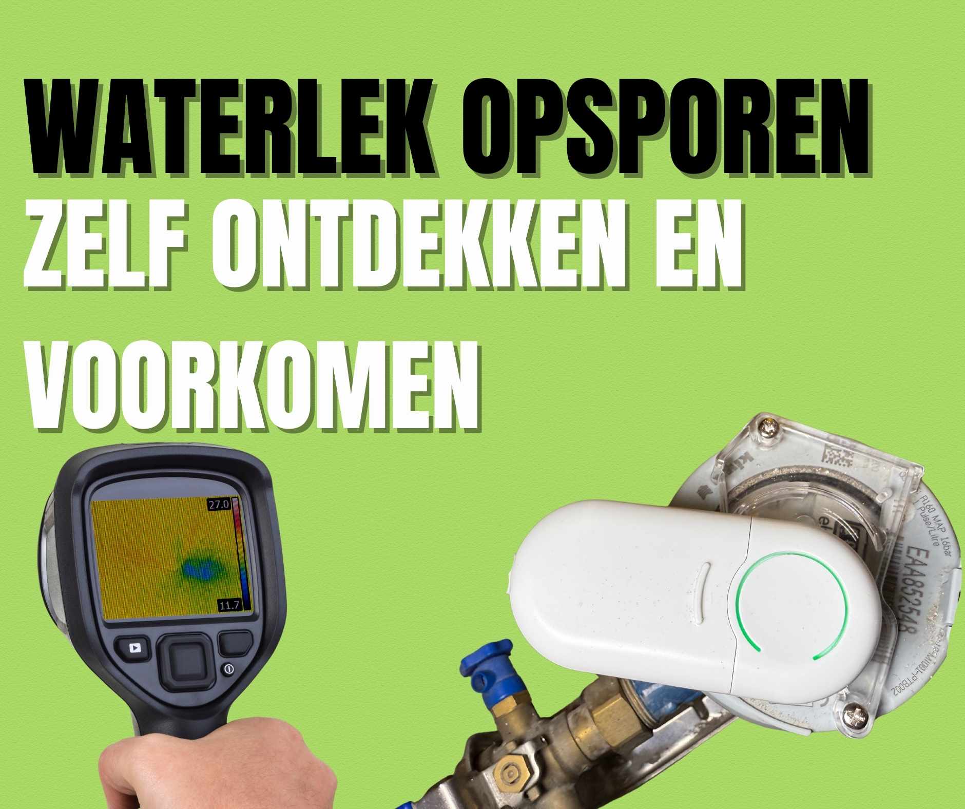 Waterlek opsporen