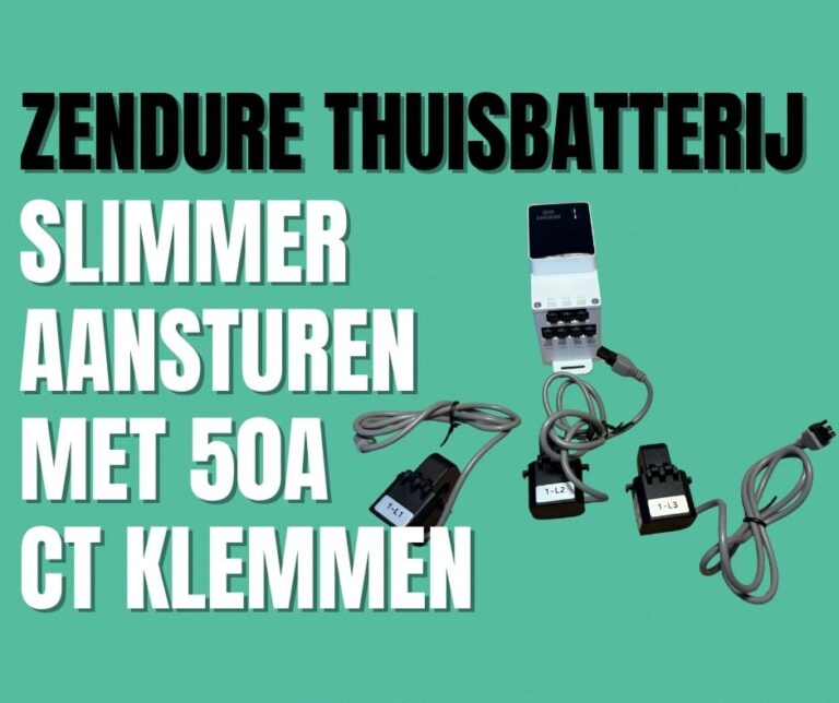 Zendure 50a CT klemmen voor het slim aansturen van de Zendure thuisbatterij