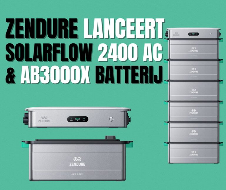 Zendure lanceert SolarFlow 2400 AC
