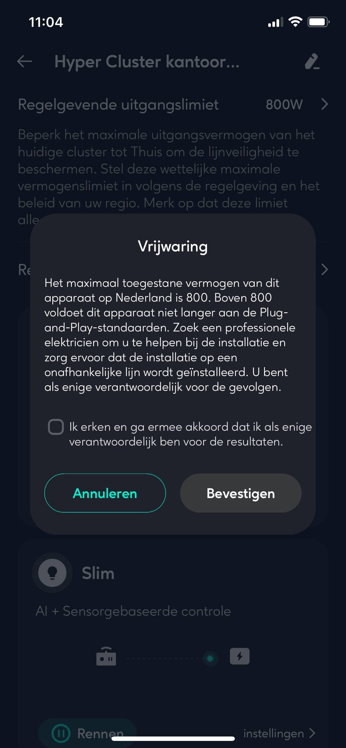 Zendure waarschuwing