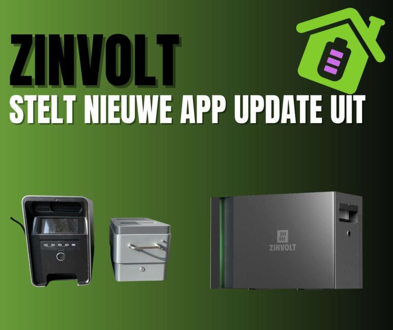ZinVolt App Update uitgesteld